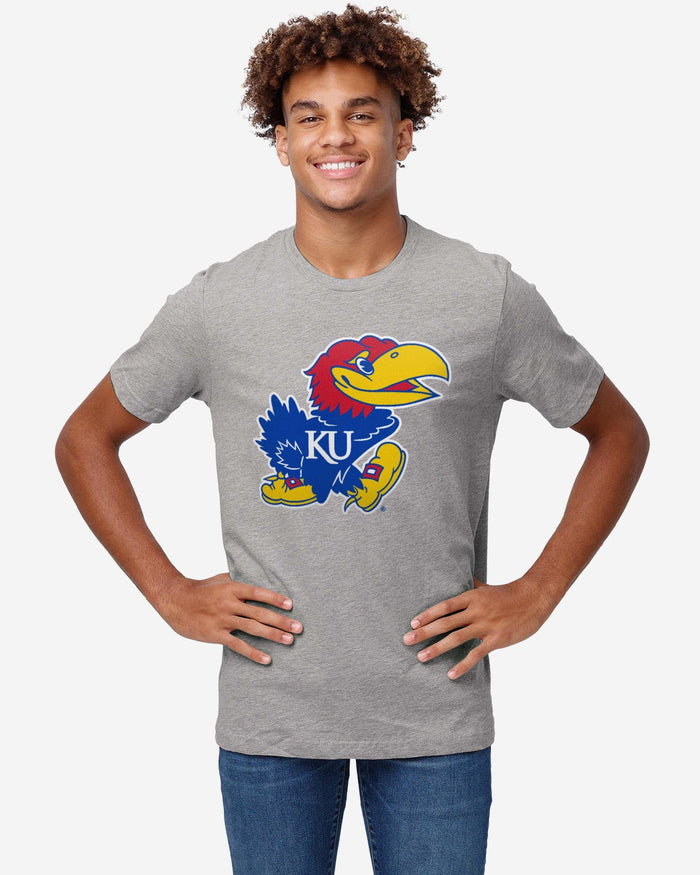 Kansas Jayhawks Primary Logo T-Shirt FOCO - FOCO.com