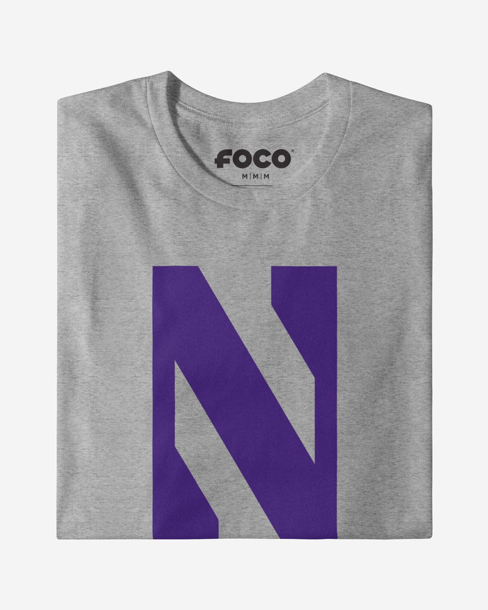 Northwestern Wildcats Primary Logo T-Shirt FOCO - FOCO.com