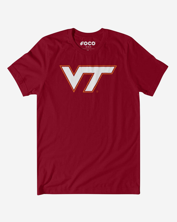 Virginia Tech Hokies Primary Logo T-Shirt FOCO Cardinal S - FOCO.com