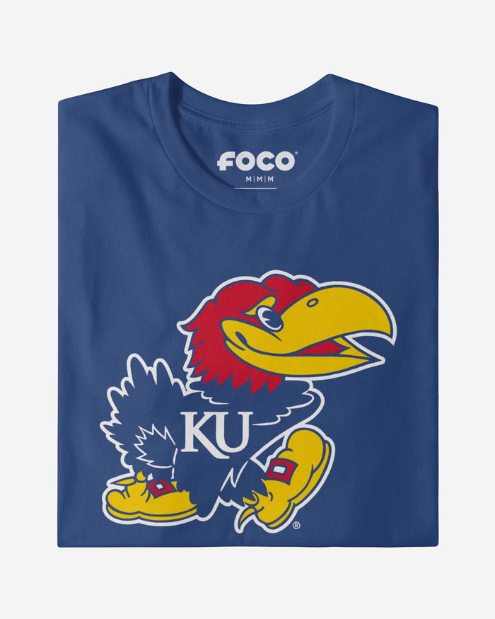 Kansas Jayhawks Primary Logo T-Shirt FOCO - FOCO.com