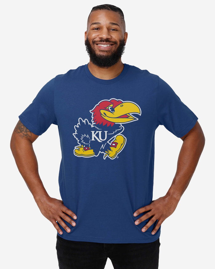 Kansas Jayhawks Primary Logo T-Shirt FOCO - FOCO.com