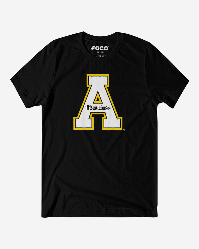 Appalachian State Mountaineers Primary Logo T-Shirt FOCO Black S - FOCO.com