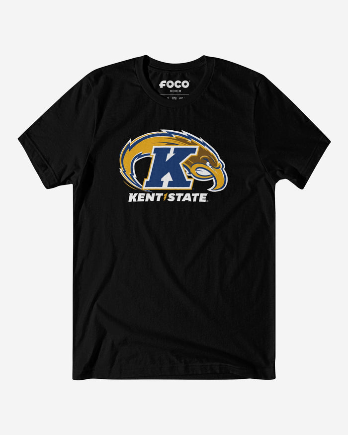 Kent State Golden Flashes Primary Logo T-Shirt FOCO Black S - FOCO.com