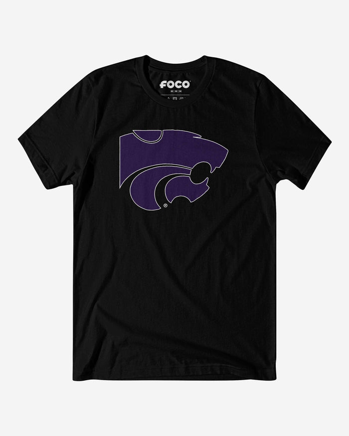 Kansas State Wildcats Primary Logo T-Shirt FOCO Black S - FOCO.com