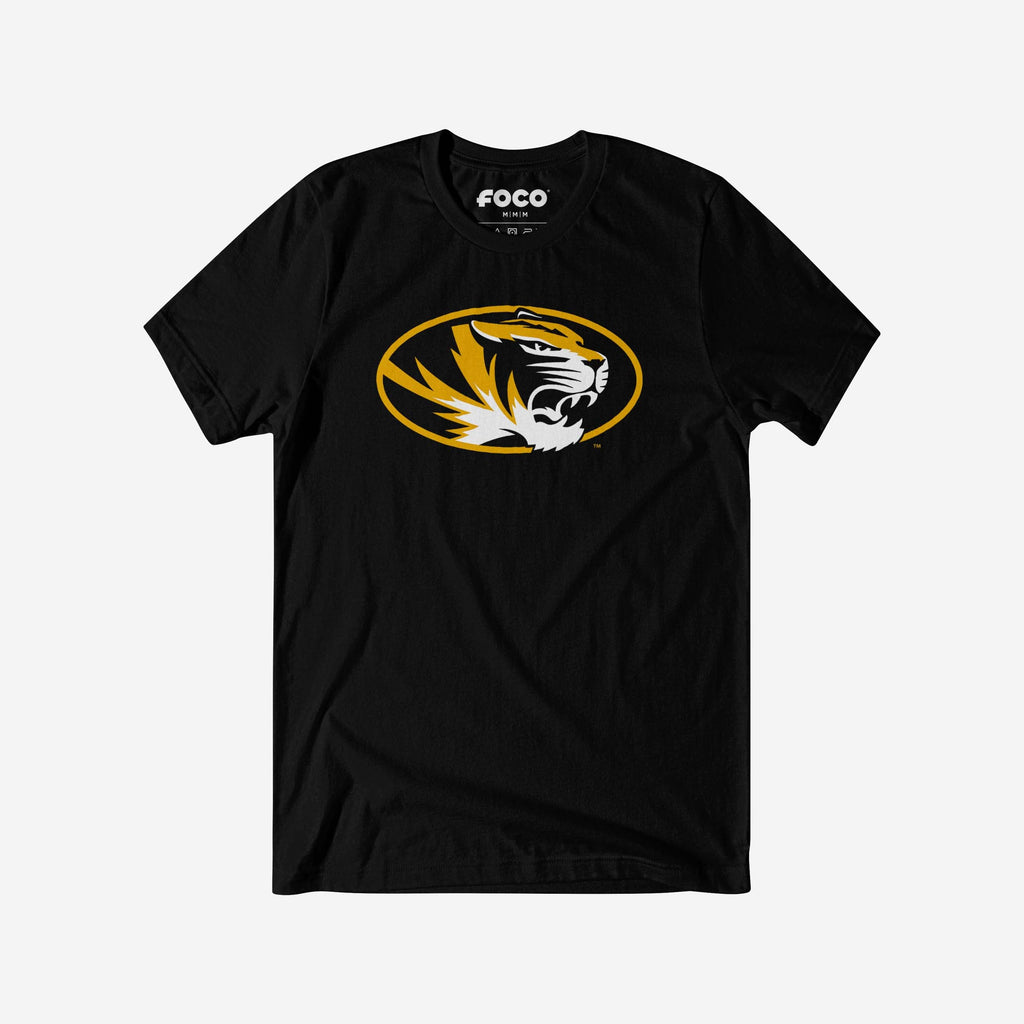 Missouri Tigers Primary Logo T-Shirt FOCO Black S - FOCO.com