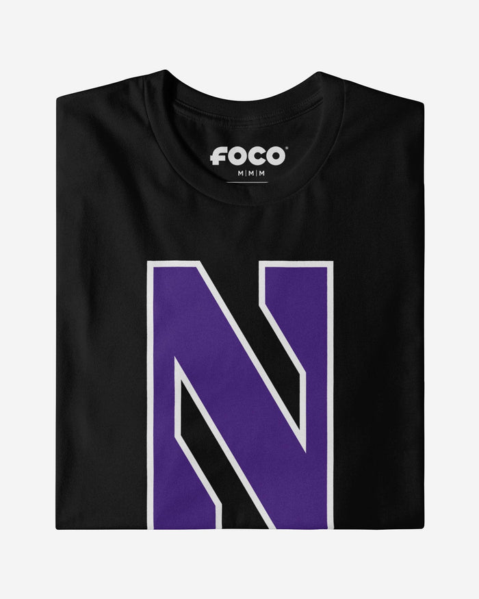 Northwestern Wildcats Primary Logo T-Shirt FOCO - FOCO.com