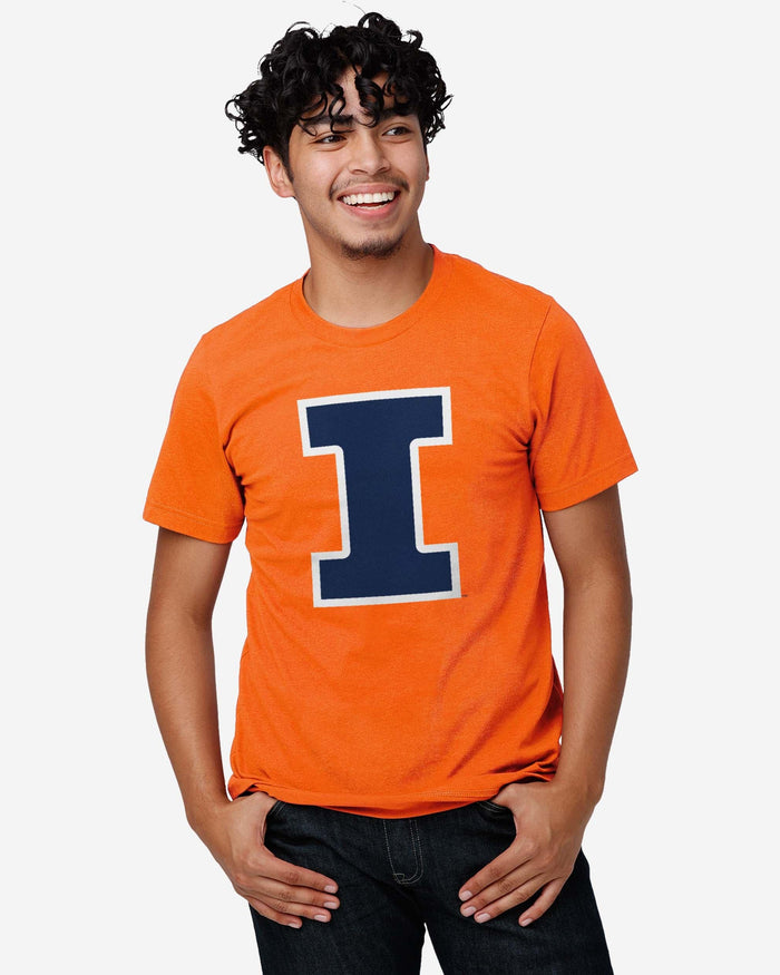 Illinois Fighting Illini Primary Logo T-Shirt FOCO - FOCO.com