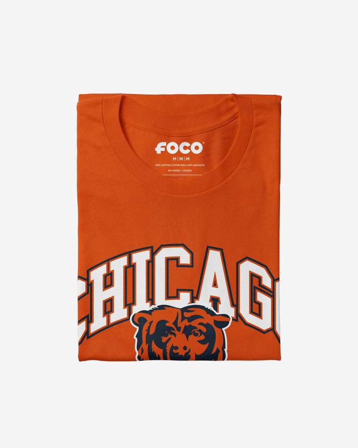 Chicago Bears Arched Wordmark T-Shirt FOCO - FOCO.com