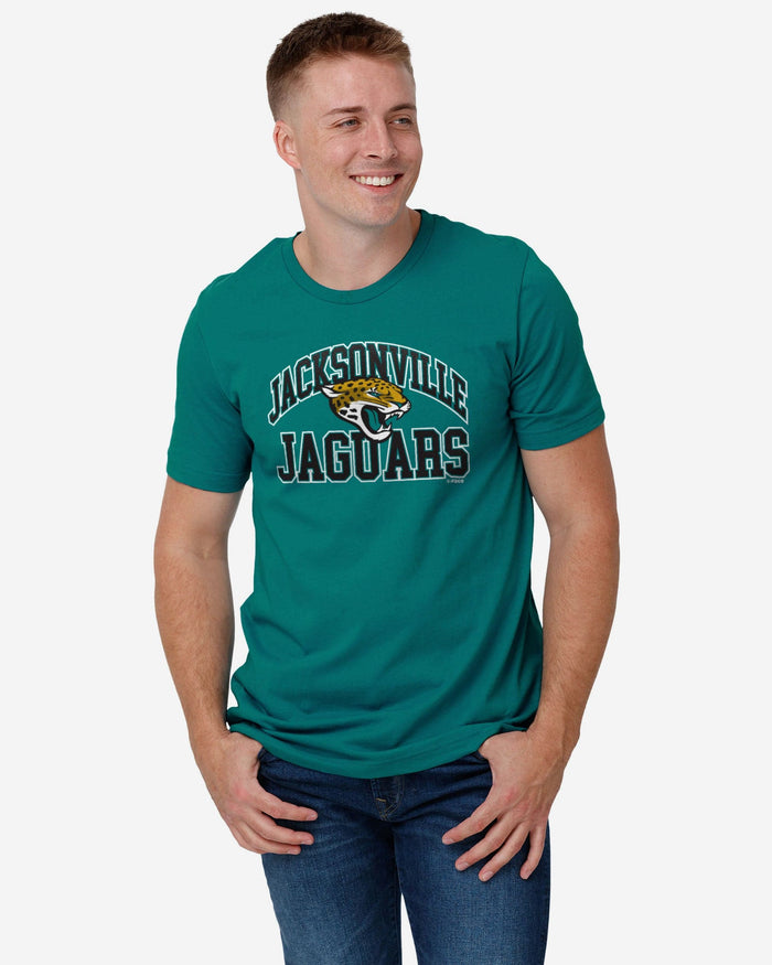 Jacksonville Jaguars Arched Wordmark T-Shirt FOCO - FOCO.com