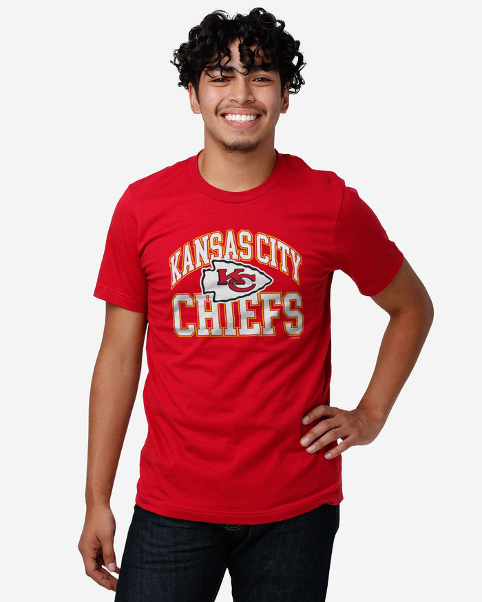 Kansas City Chiefs Arched Wordmark T-Shirt FOCO - FOCO.com