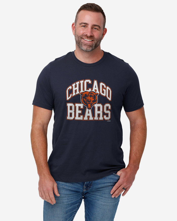 Chicago Bears Arched Wordmark T-Shirt FOCO - FOCO.com