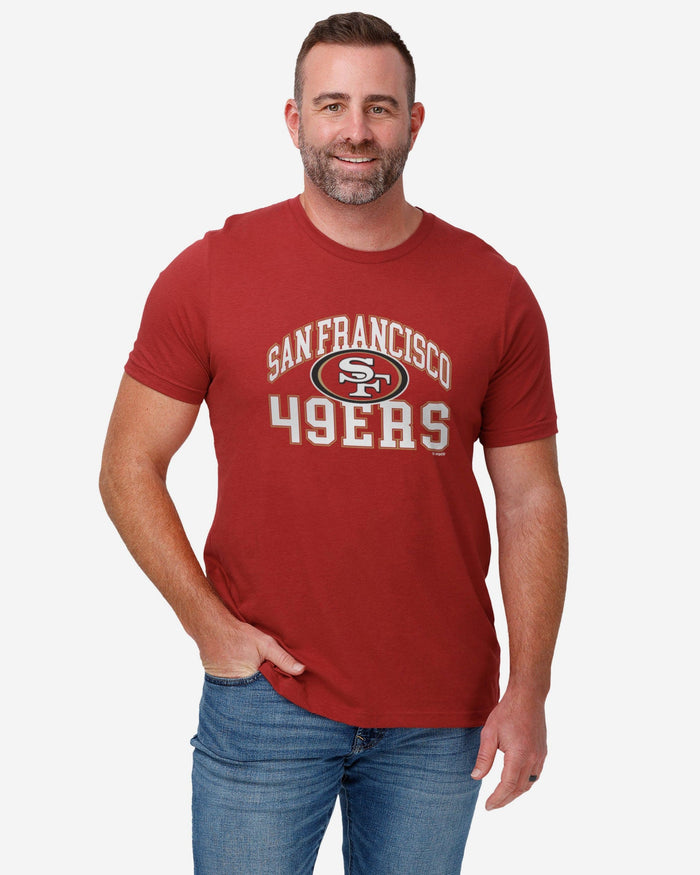 San Francisco 49ers Arched Wordmark T-Shirt FOCO - FOCO.com