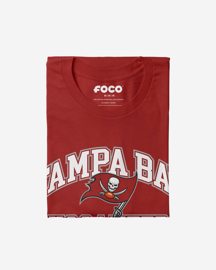 Tampa Bay Buccaneers Arched Wordmark T-Shirt FOCO - FOCO.com