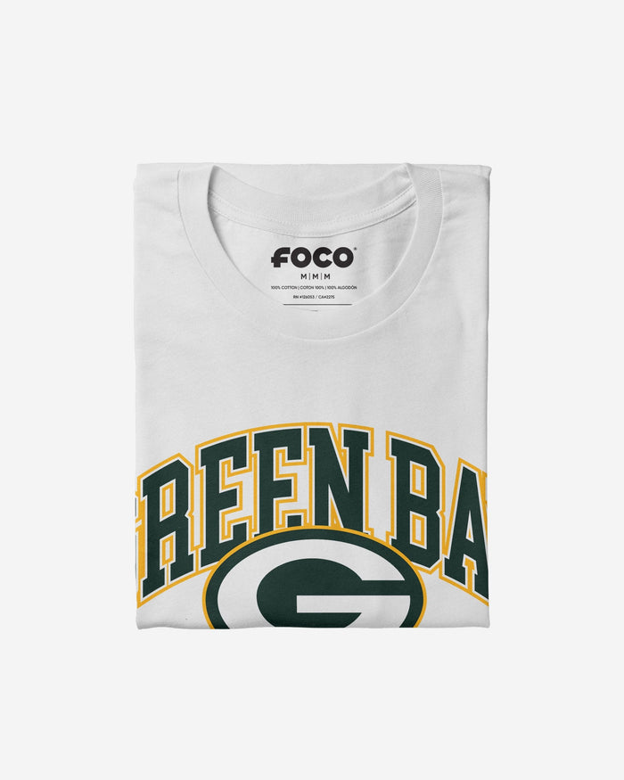 Green Bay Packers Arched Wordmark T-Shirt FOCO - FOCO.com