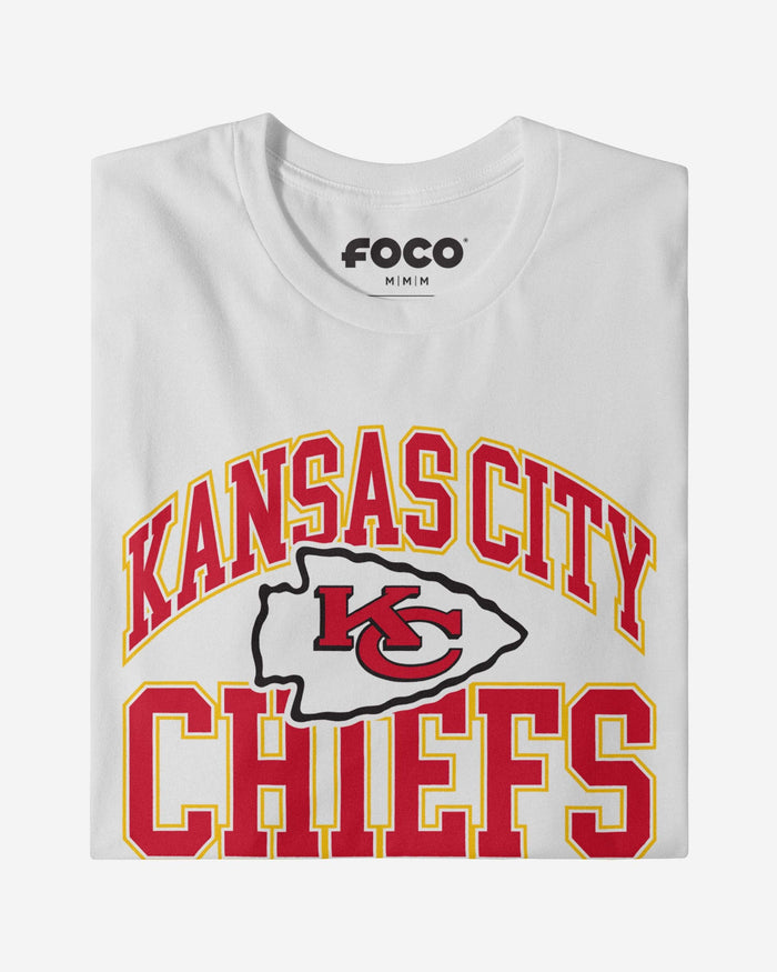 Kansas City Chiefs Arched Wordmark T-Shirt FOCO - FOCO.com