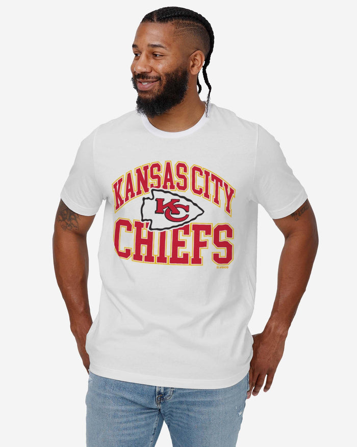 Kansas City Chiefs Arched Wordmark T-Shirt FOCO - FOCO.com