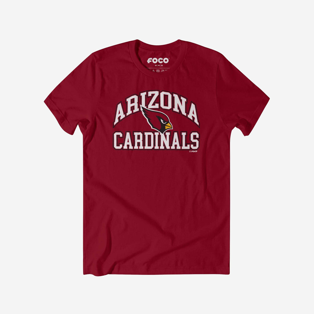 Arizona Cardinals Arched Wordmark T-Shirt FOCO S - FOCO.com