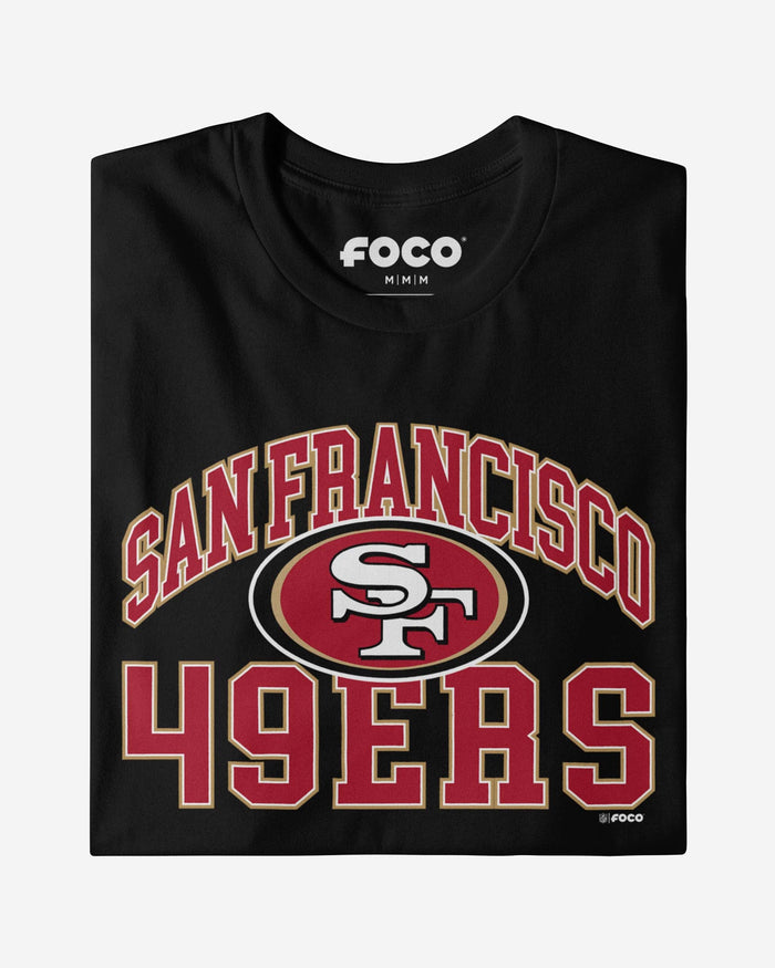 San Francisco 49ers Arched Wordmark T-Shirt FOCO - FOCO.com