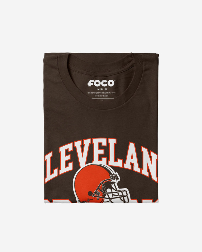 Cleveland Browns Arched Wordmark T-Shirt FOCO - FOCO.com