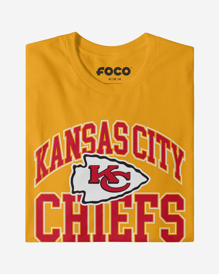 Kansas City Chiefs Arched Wordmark T-Shirt FOCO - FOCO.com