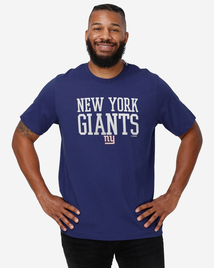 New York Giants Bold Wordmark T-Shirt FOCO - FOCO.com