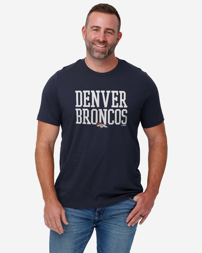 Denver Broncos Bold Wordmark T-Shirt FOCO - FOCO.com