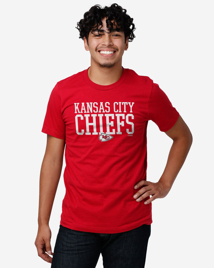 Kansas City Chiefs Bold Wordmark T-Shirt FOCO - FOCO.com