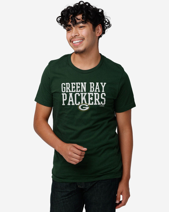 Green Bay Packers Bold Wordmark T-Shirt FOCO - FOCO.com