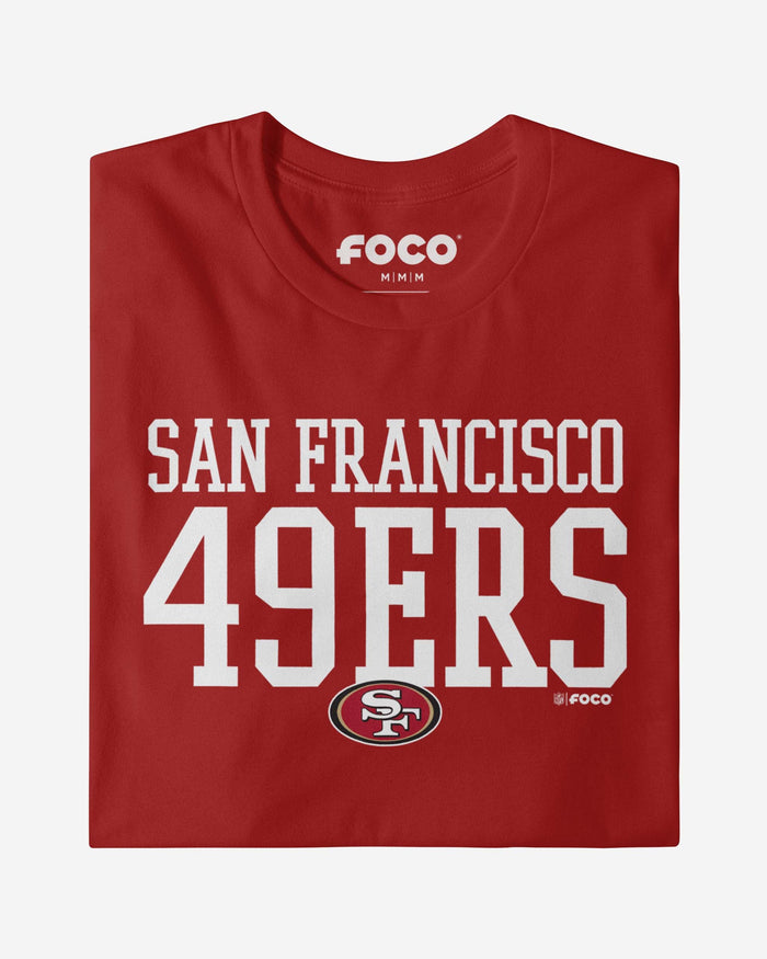 San Francisco 49ers Bold Wordmark T-Shirt FOCO - FOCO.com