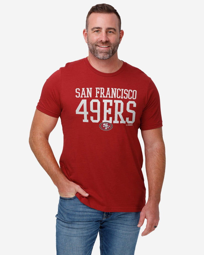 San Francisco 49ers Bold Wordmark T-Shirt FOCO - FOCO.com