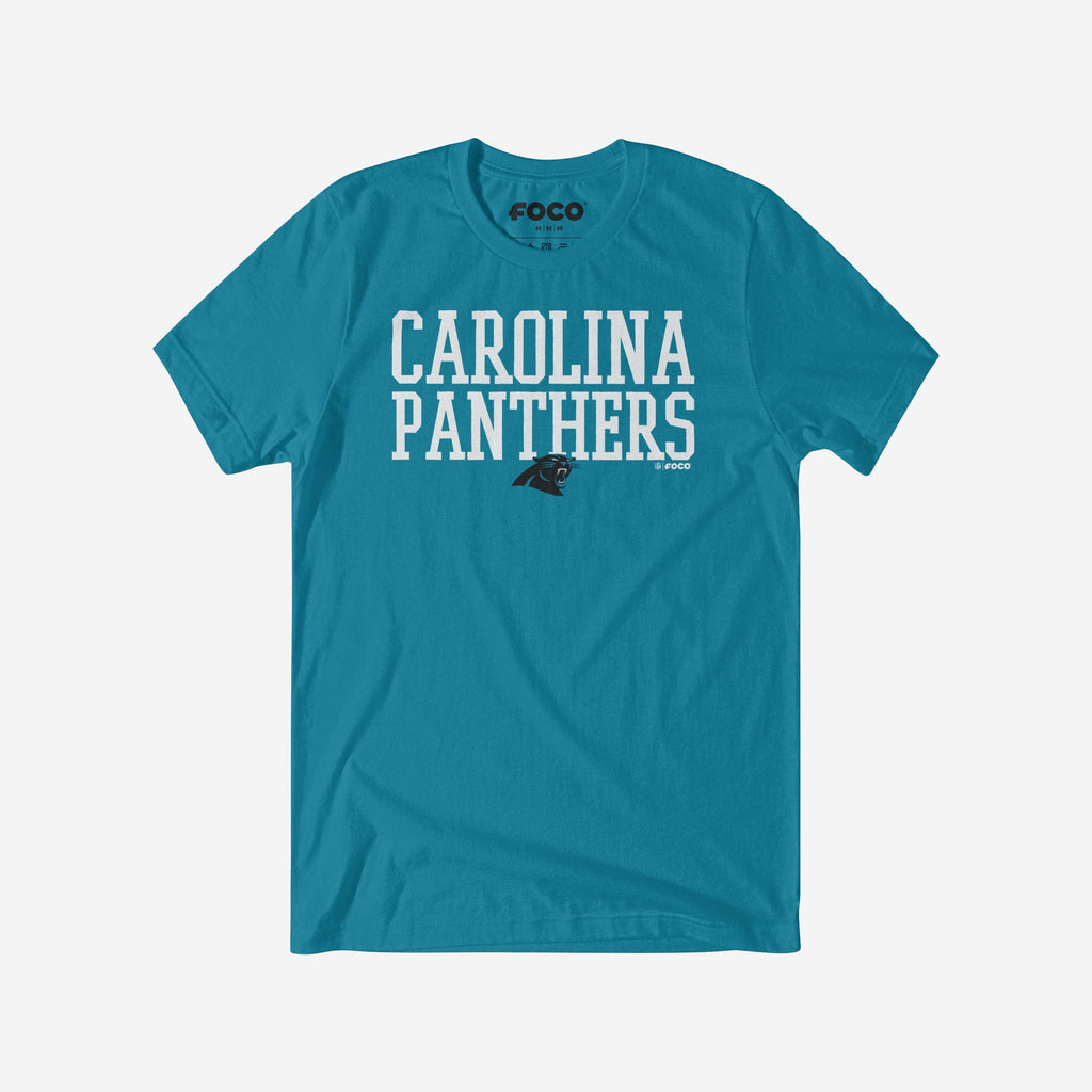 Carolina Panthers Bold Wordmark T-Shirt FOCO S - FOCO.com