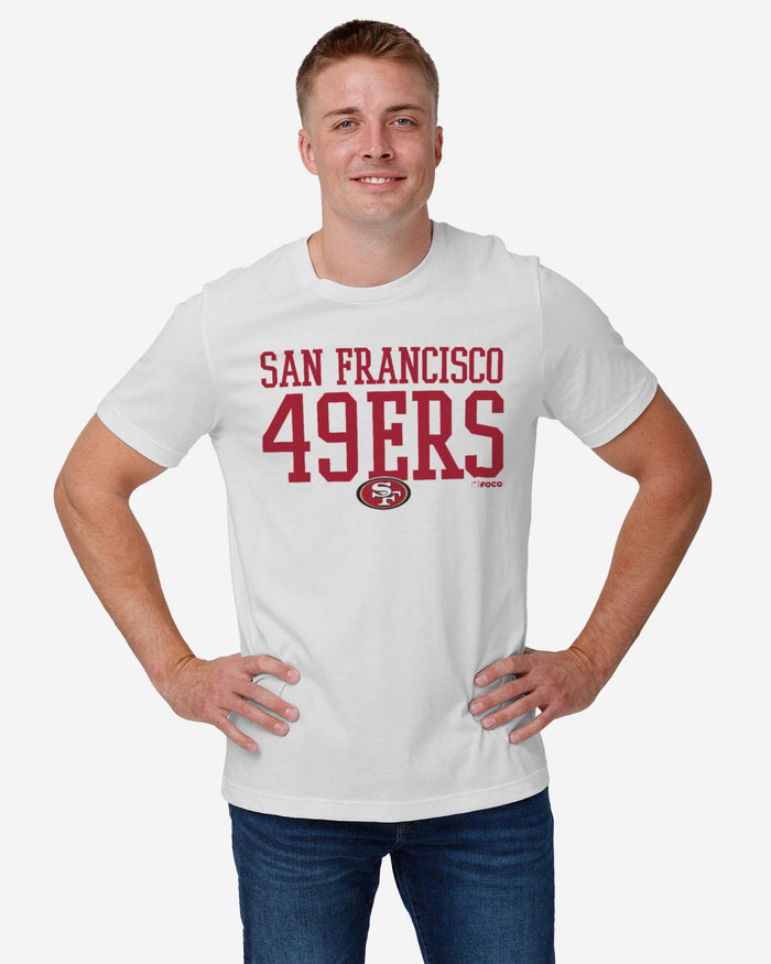 San Francisco 49ers Bold Wordmark T-Shirt FOCO - FOCO.com