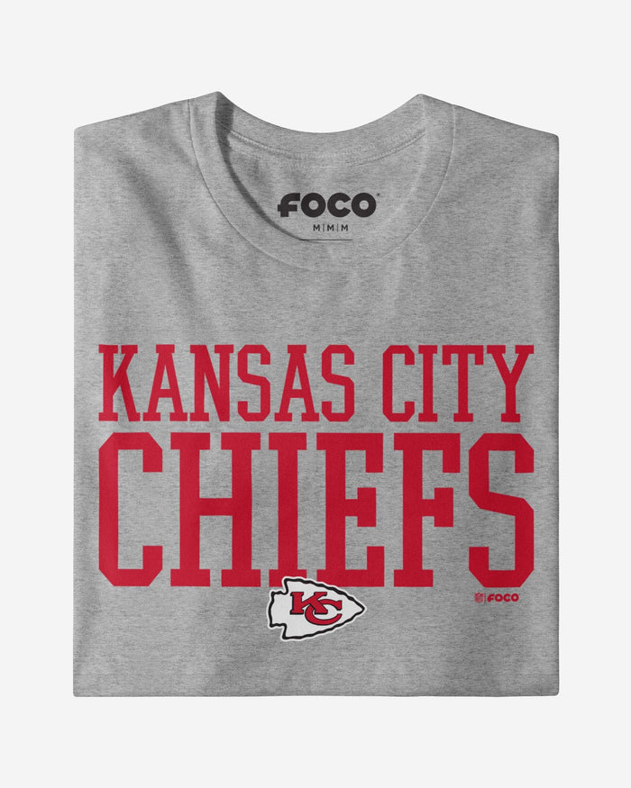 Kansas City Chiefs Bold Wordmark T-Shirt FOCO - FOCO.com