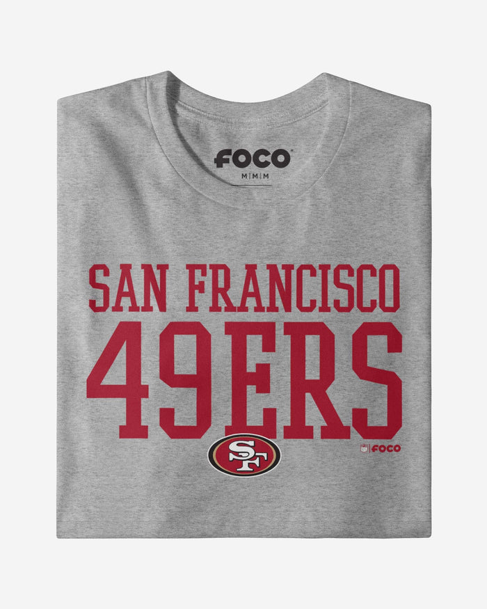 San Francisco 49ers Bold Wordmark T-Shirt FOCO - FOCO.com