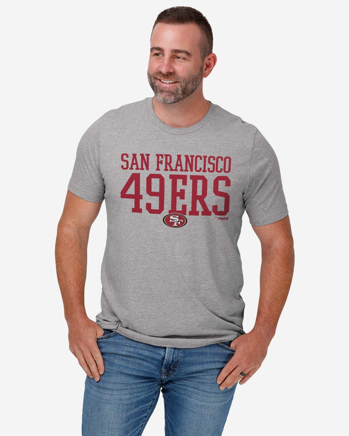 San Francisco 49ers Bold Wordmark T-Shirt FOCO - FOCO.com