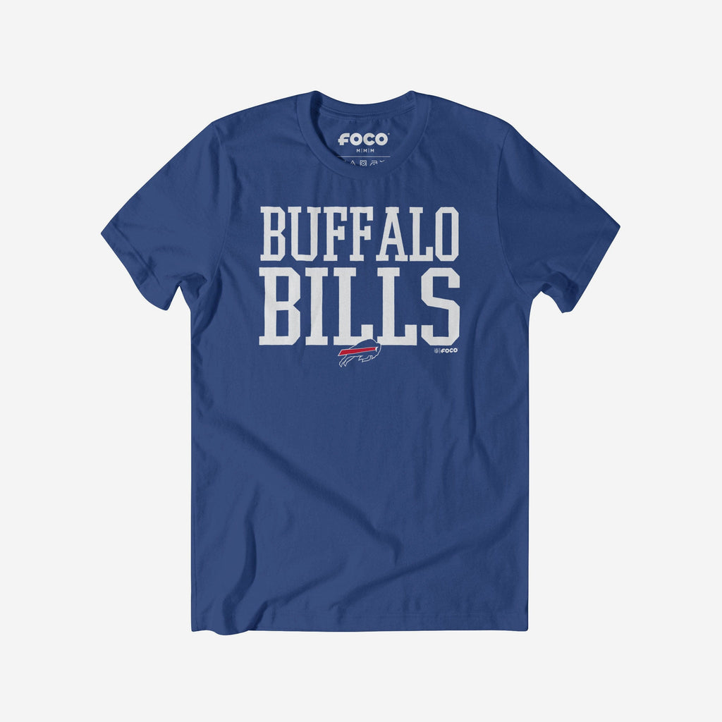 Buffalo Bills Bold Wordmark T-Shirt FOCO S - FOCO.com