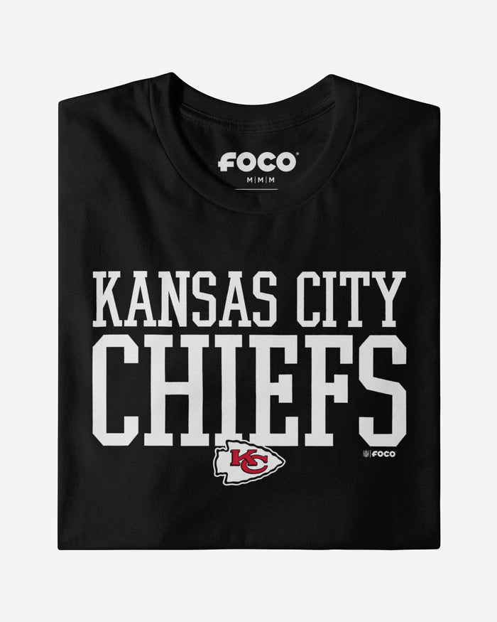 Kansas City Chiefs Bold Wordmark T-Shirt FOCO - FOCO.com