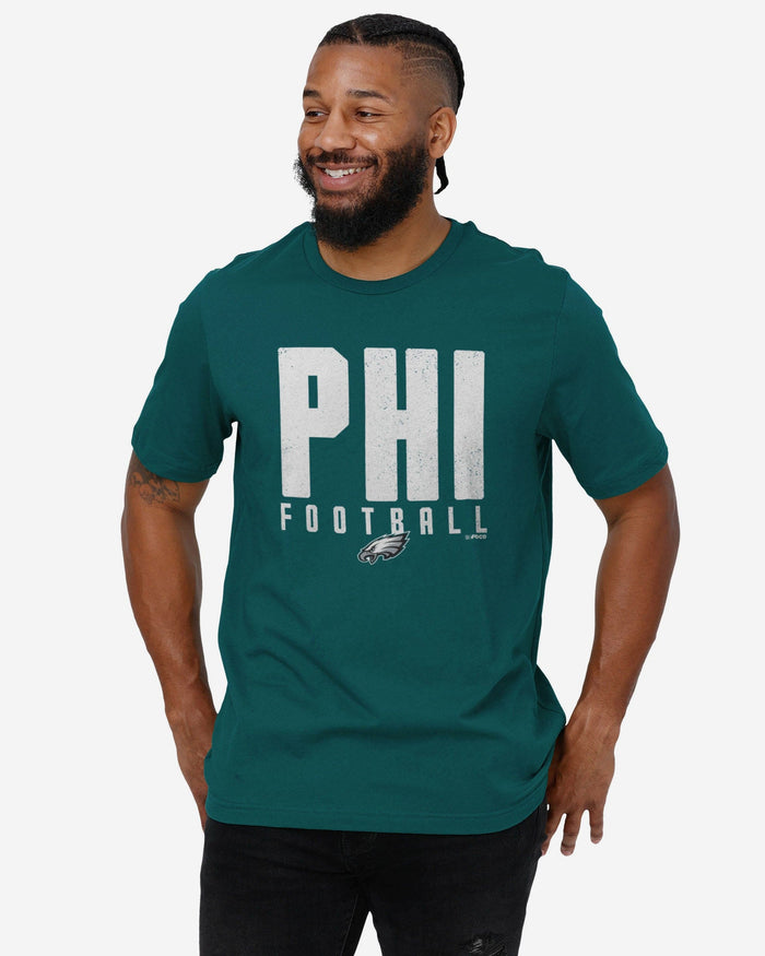 Philadelphia Eagles City Initial Wordmark T-Shirt FOCO - FOCO.com