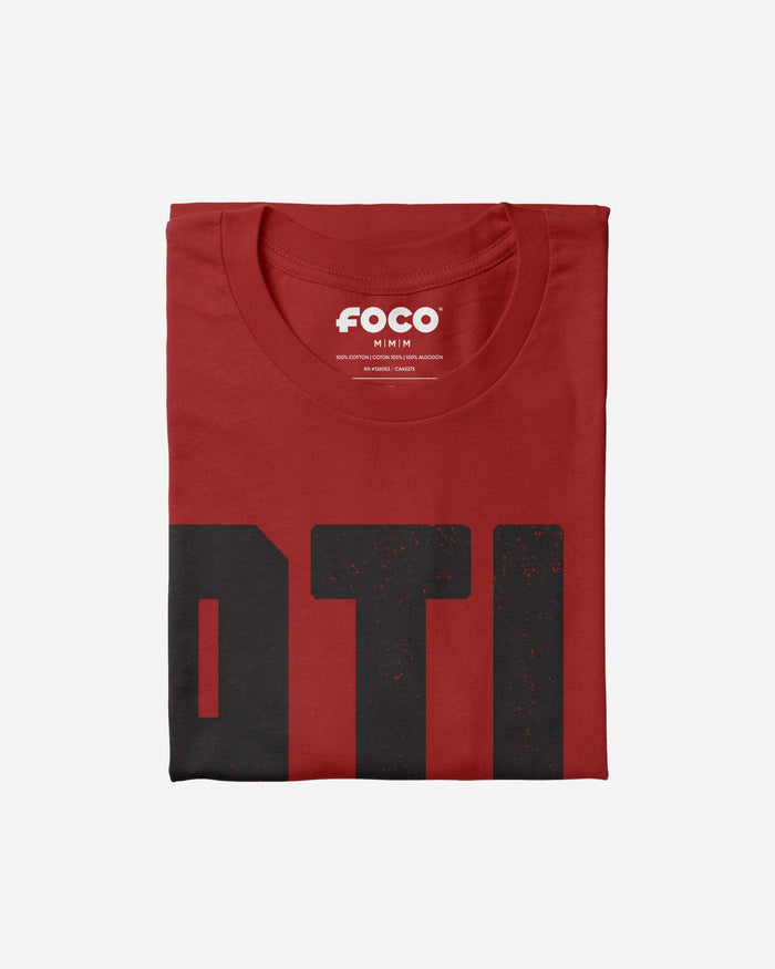 Atlanta Falcons City Initial Wordmark T-Shirt FOCO - FOCO.com