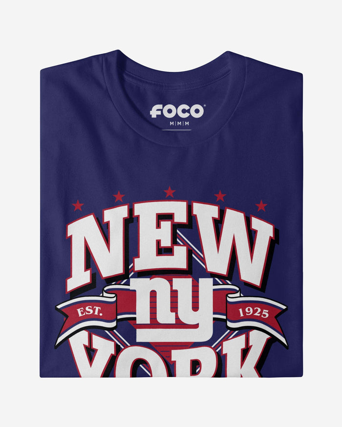 New York Giants Established Banner T-Shirt FOCO - FOCO.com