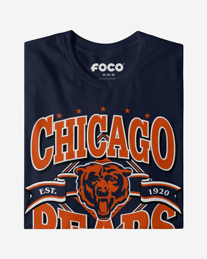 Chicago Bears Established Banner T-Shirt FOCO - FOCO.com