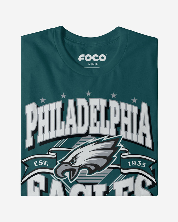 Philadelphia Eagles Established Banner T-Shirt FOCO - FOCO.com