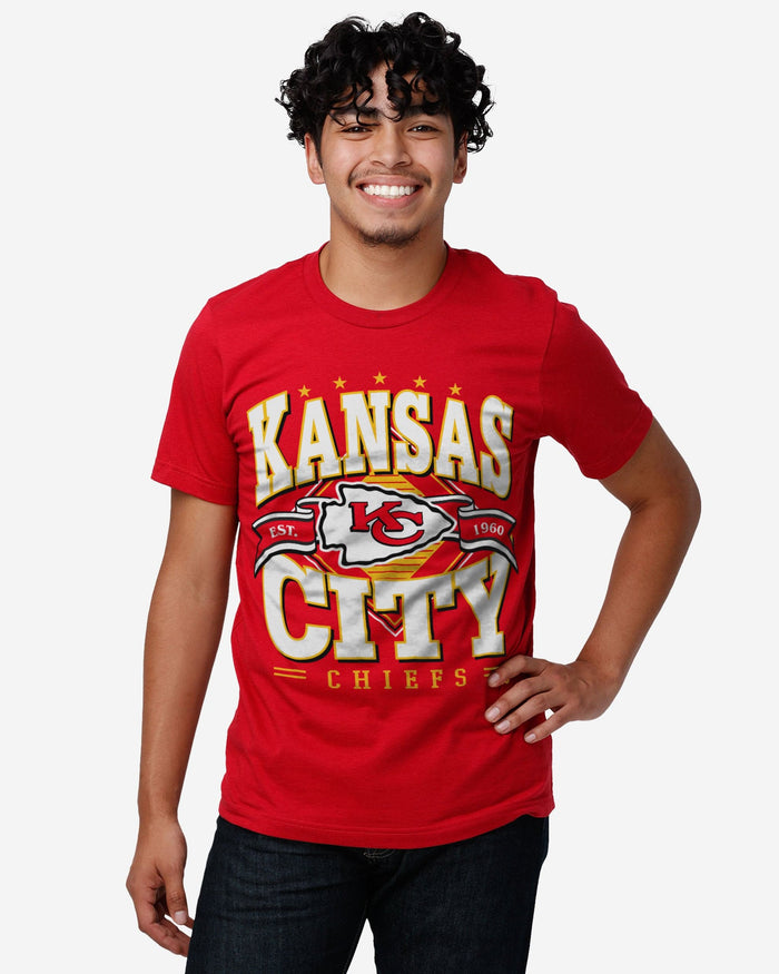 Kansas City Chiefs Established Banner T-Shirt FOCO - FOCO.com