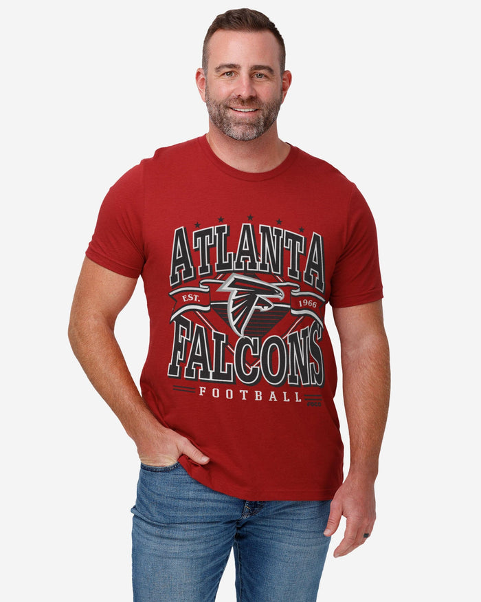 Atlanta Falcons Established Banner T-Shirt FOCO - FOCO.com