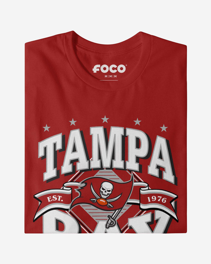 Tampa Bay Buccaneers Established Banner T-Shirt FOCO - FOCO.com