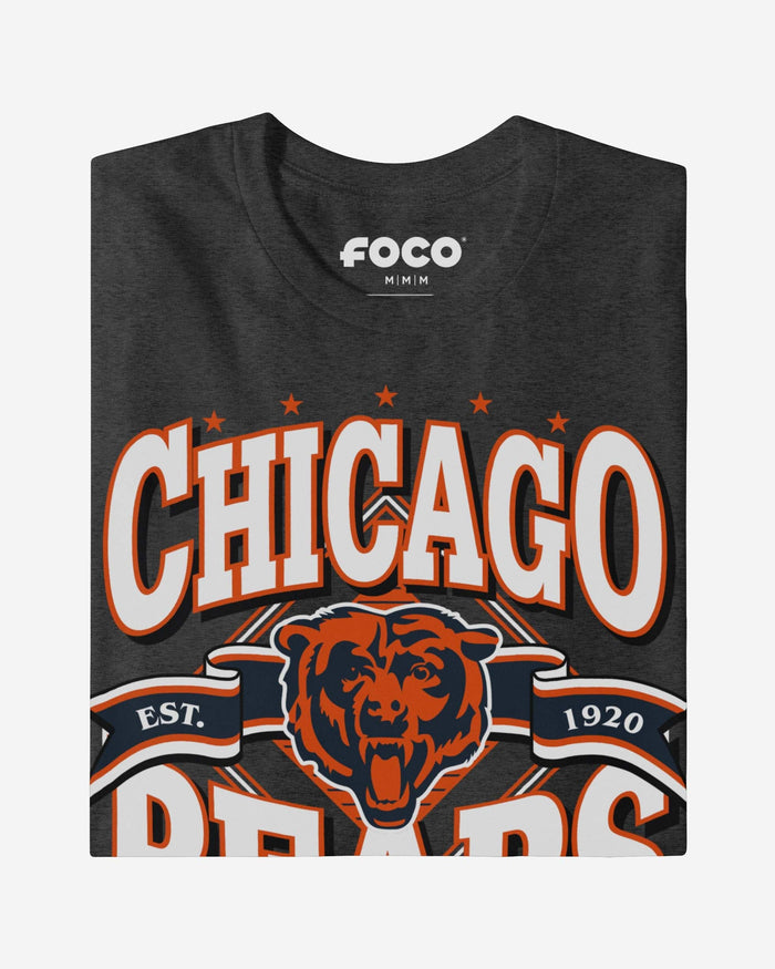 Chicago Bears Established Banner T-Shirt FOCO - FOCO.com