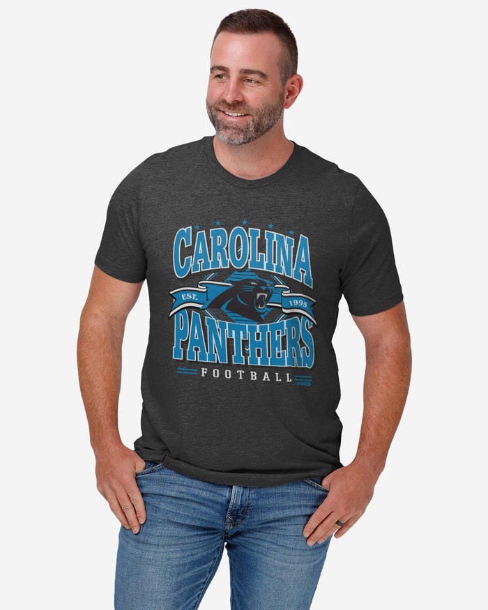 Carolina Panthers Established Banner T-Shirt FOCO - FOCO.com