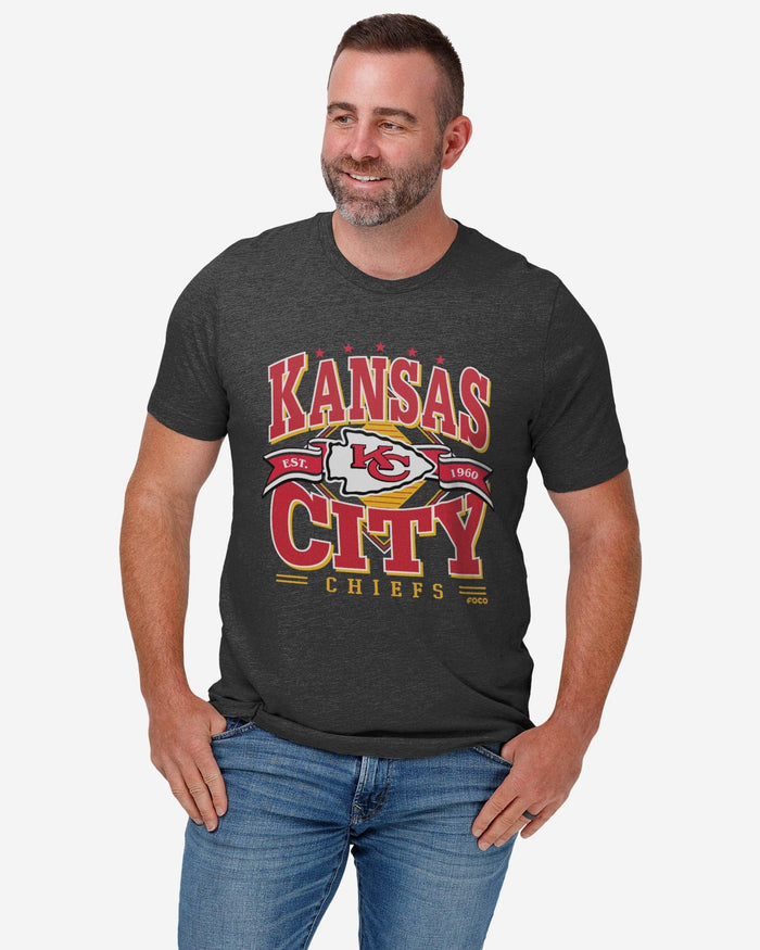 Kansas City Chiefs Established Banner T-Shirt FOCO - FOCO.com