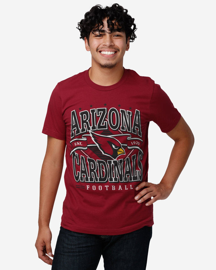 Arizona Cardinals Established Banner T-Shirt FOCO - FOCO.com