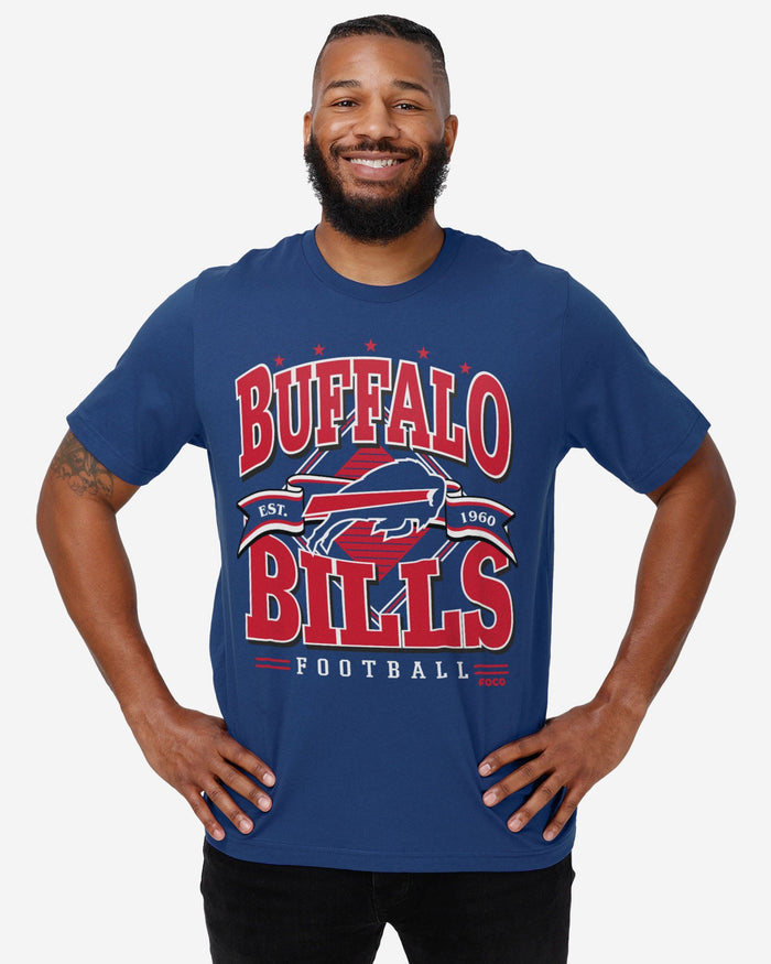 Buffalo Bills Established Banner T-Shirt FOCO - FOCO.com